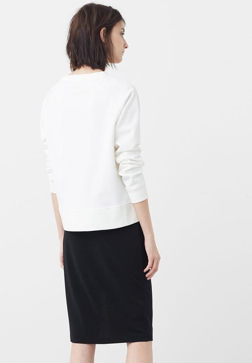 MANGO - Stretchy Pencil Skirt Black