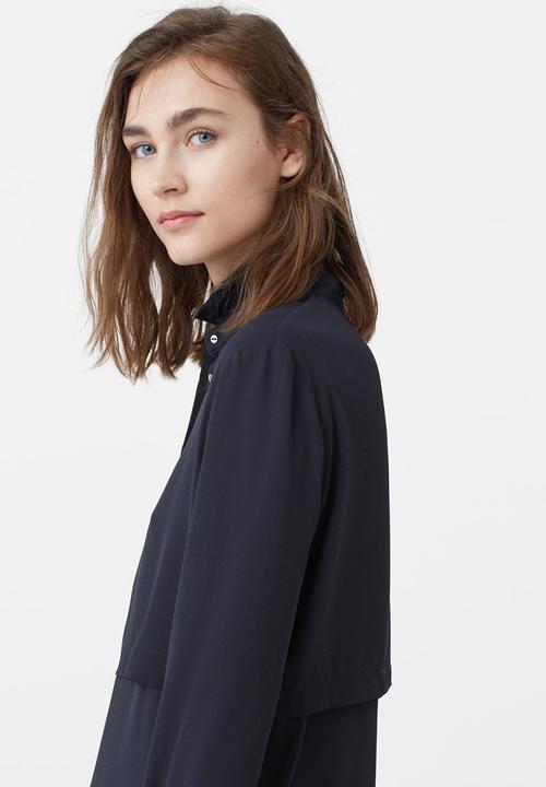 MANGO - Double Layer Shirt Navy