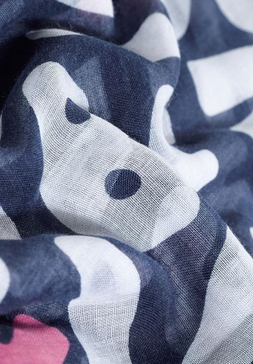 Next - Letter Scarf Navy