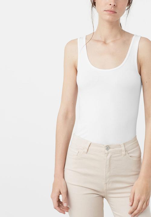 MANGO - Tank Top White