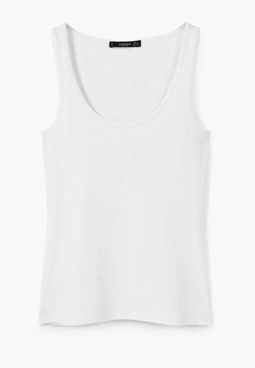 MANGO - Tank Top White