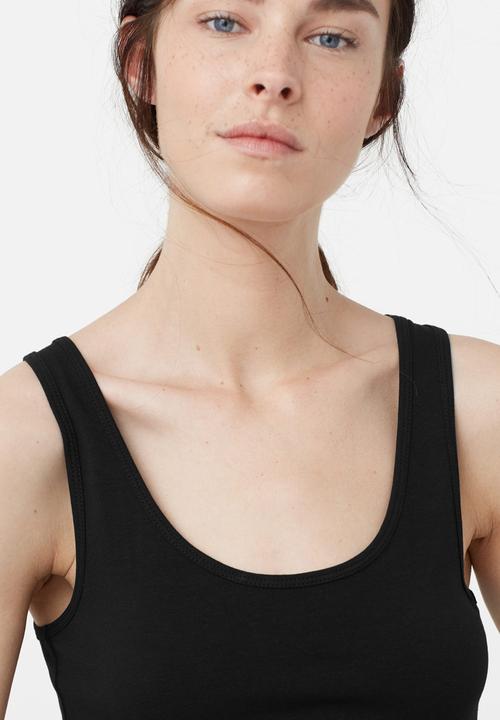 MANGO - Tank Top Black