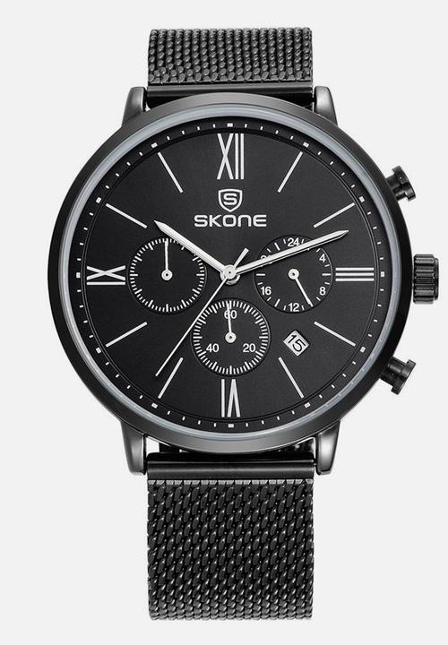 Skone - Skone Fulham Chronograph Watch Black