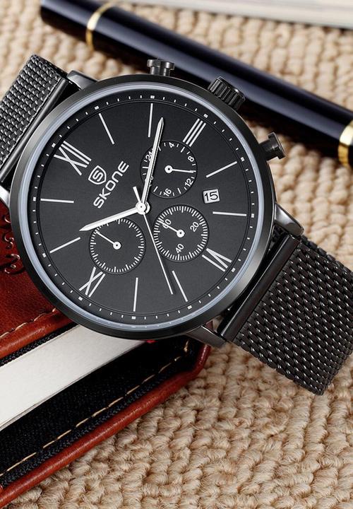 Skone - Skone Fulham Chronograph Watch Black