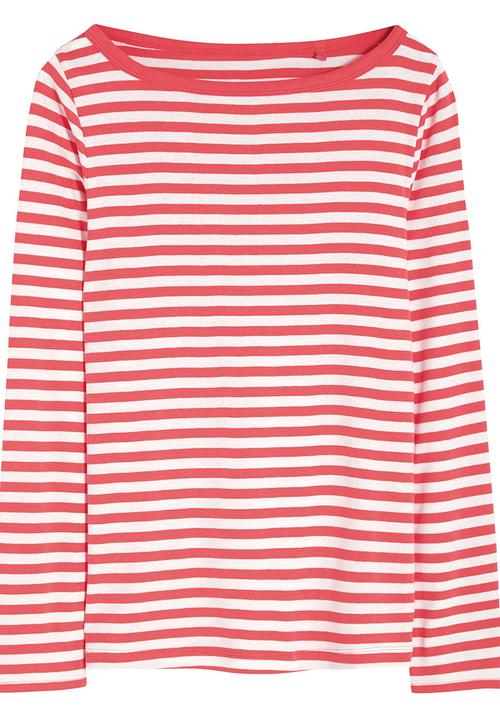 Next - Stripe Top Mid Pink Mid Pink
