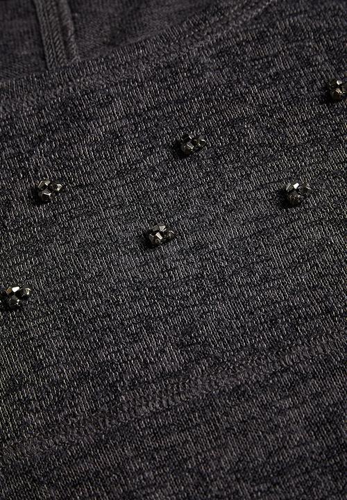 Next - Sparkle Top Dark Grey Dark Grey