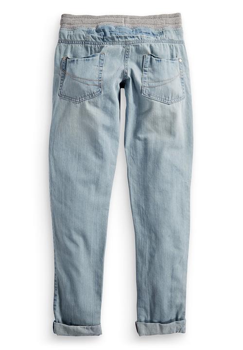 Next - Rib waist jogger jeans Pale Blue