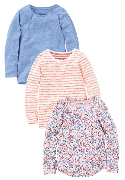 Next - 3 Pack long sleeve t-shirts Multi-colour