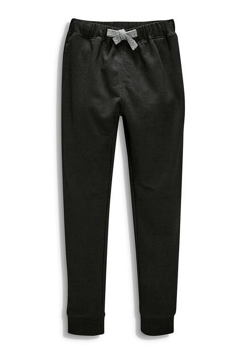 Next - Two Pack Grey And Black Textured Joggers Black