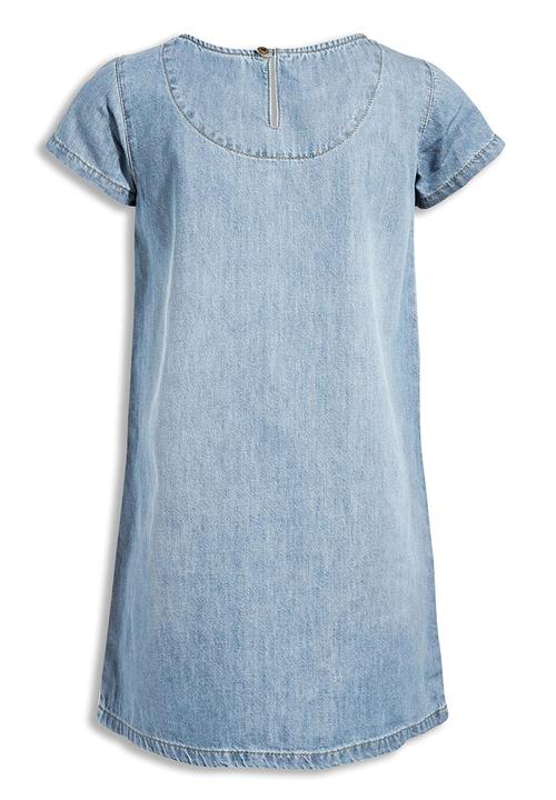 Next - Denim Shift Dress Mid Blue