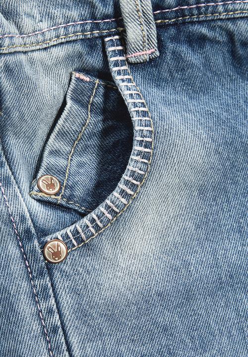 Next - Bunny Embellished Jeans Mid Blue