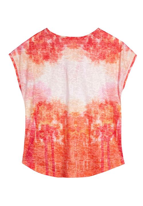 Next - Notch-neck Palm Print T-shirt Multi-colour