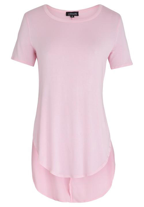 c(inch) - Hi Lo T-shirt Pale Pink