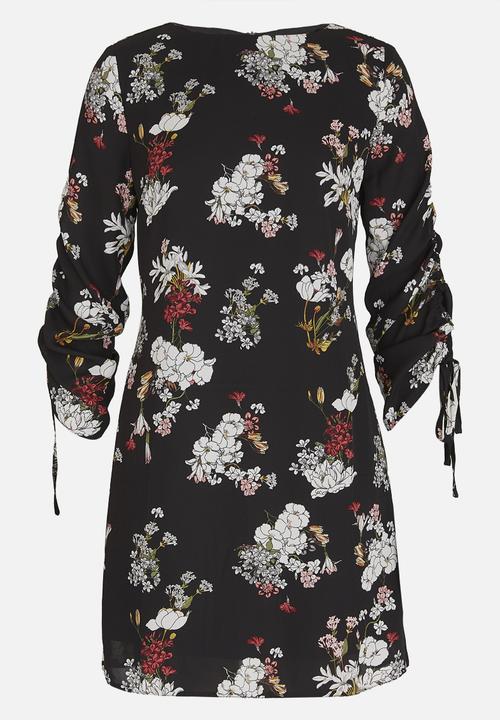 Revenge - Floral Tunic Black