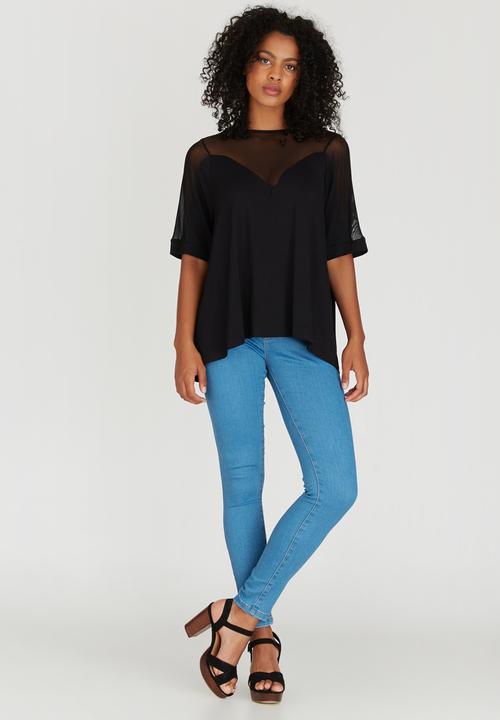 Leigh Schubert - Astro Trapeze Tunic Black