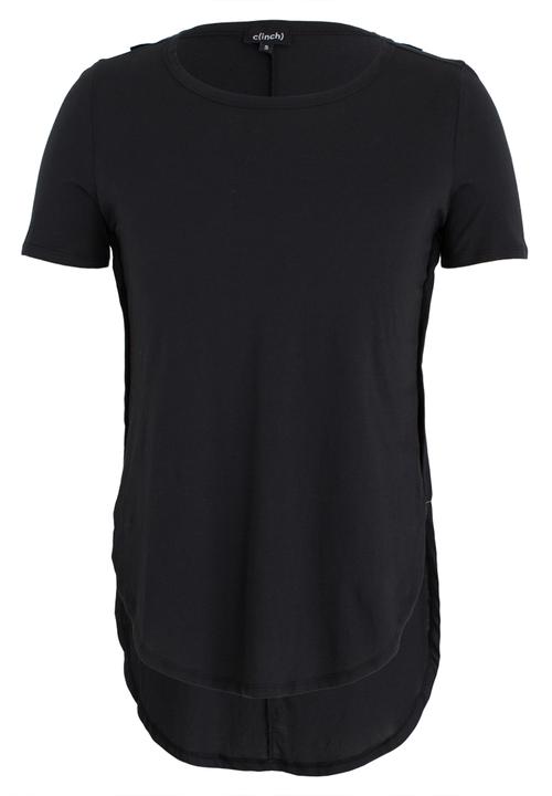 c(inch) - Hi Lo T-shirt Black