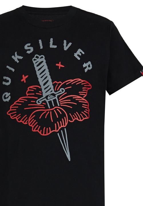 Quiksilver - Grade  Boys Tee Black