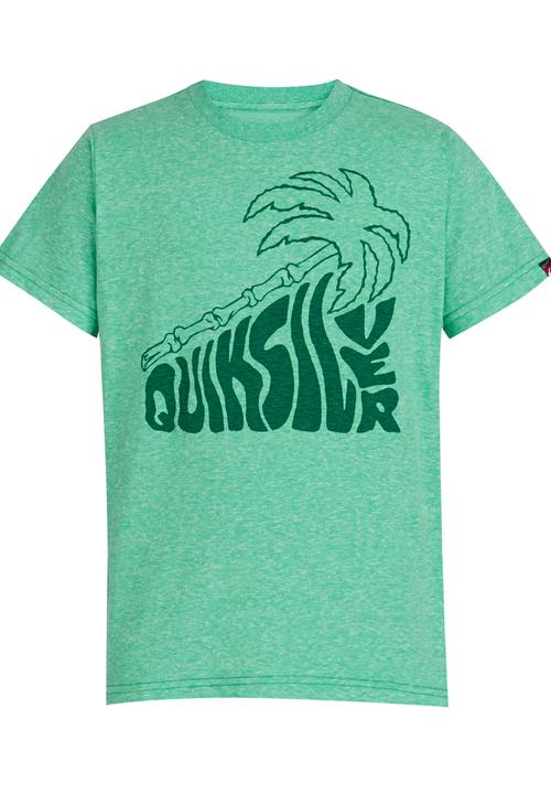Quiksilver - Boneyard   Boys Tee Light Green