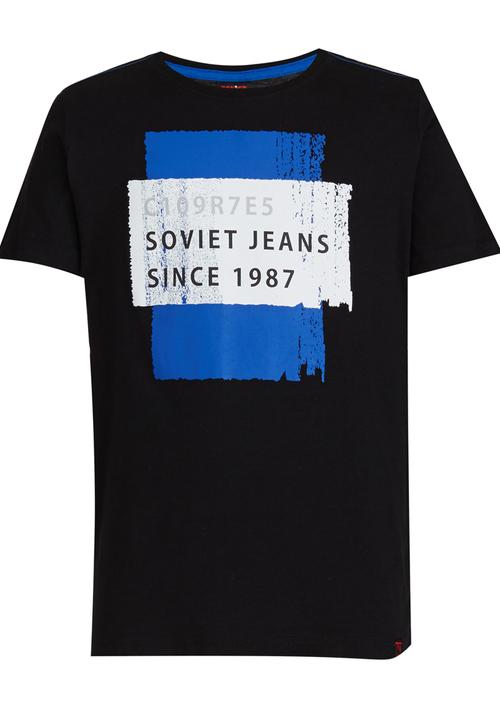 SOVIET - Printed Tee Black