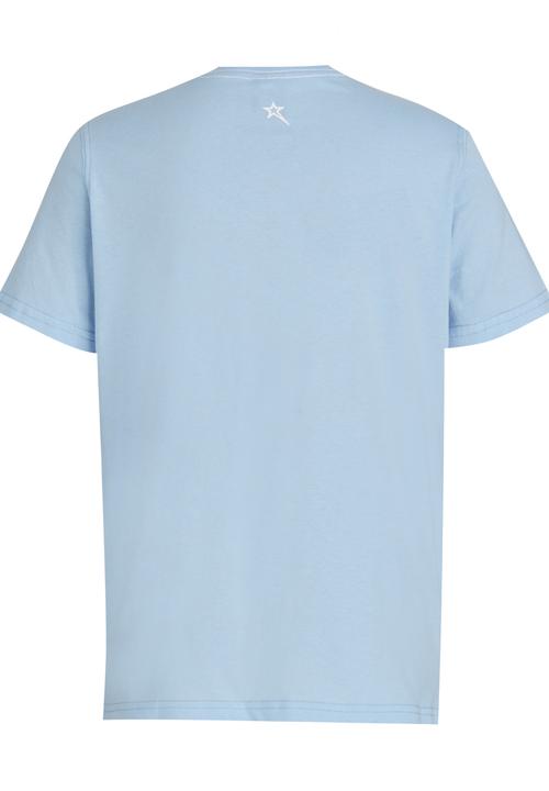 SOVIET - Powder Blue Printed Tee Pale Blue