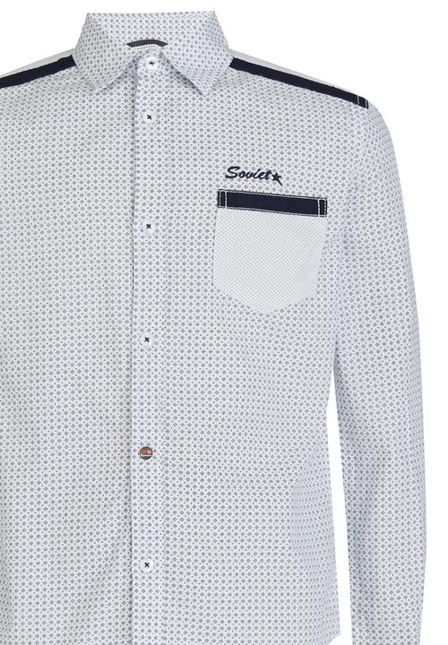 SOVIET - Printed Shirt White