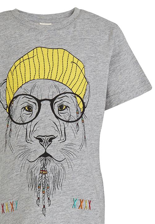 Soobe - Lion Tee Grey