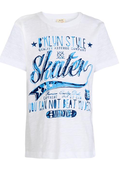 Soobe - Printed Tee White