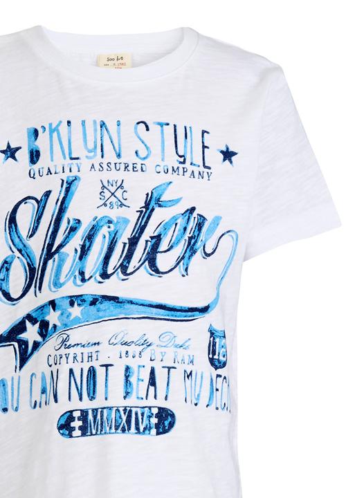 Soobe - Printed Tee White