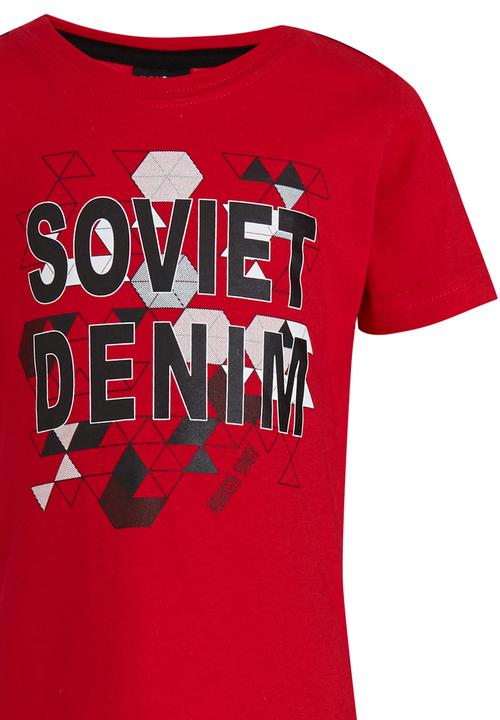 SOVIET - Printed Tee Red
