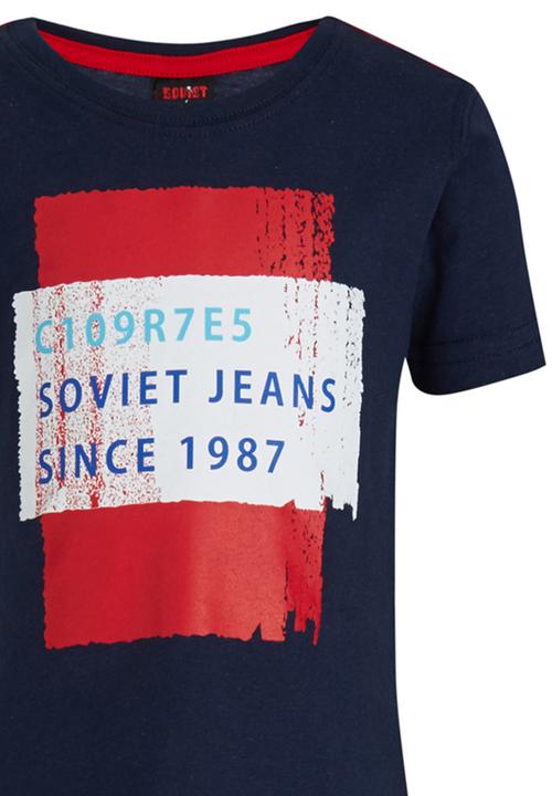 SOVIET - Printed Tee Blue