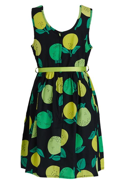 Pop Candy - Printed Polka Dot Summer Dress Green