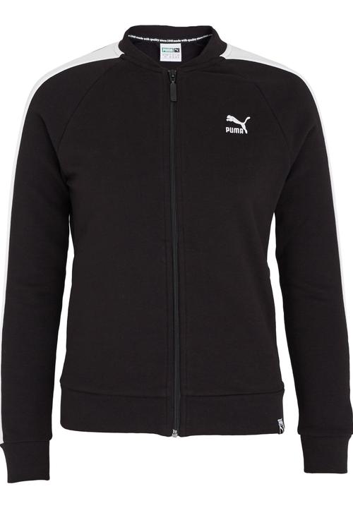 PUMA - Archive Logo T7 Track Jacket Black and White