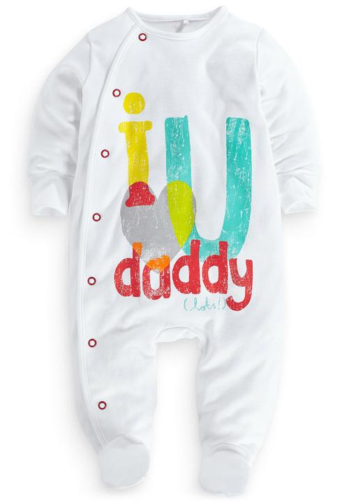 Next - I Love Daddy Sleepsuit Multi-colour