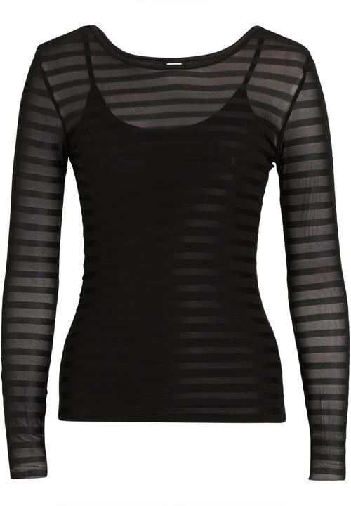 edit - Fashion Mesh Top Black
