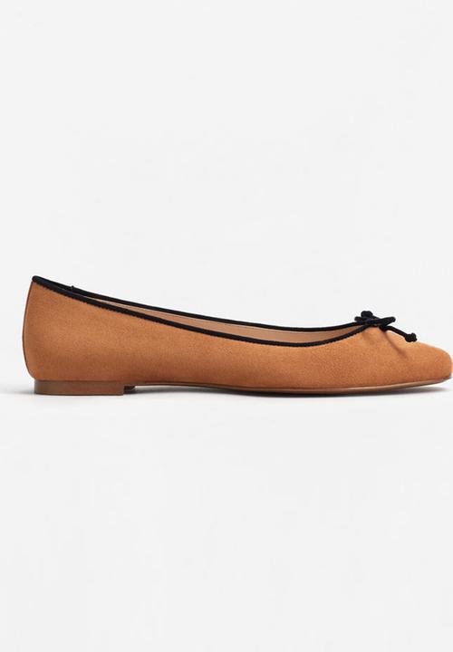 mango ballerina flats