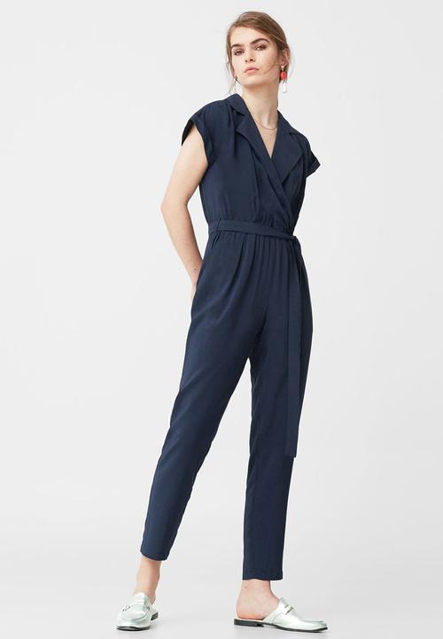 Mango jumpsuit navy