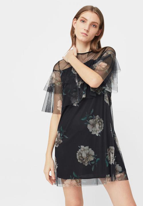 mango tulle dress