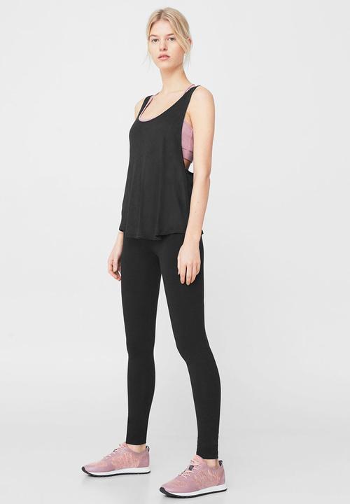 MANGO - Incorporated Bra Tank Grey