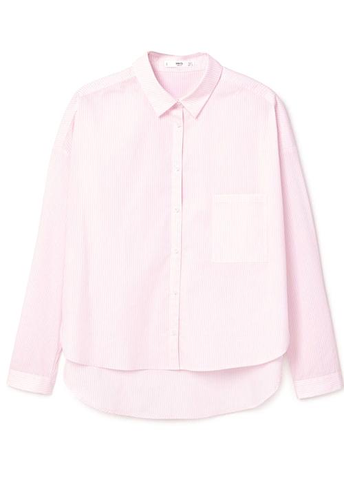 MANGO - Classic Shirt Pale Pink