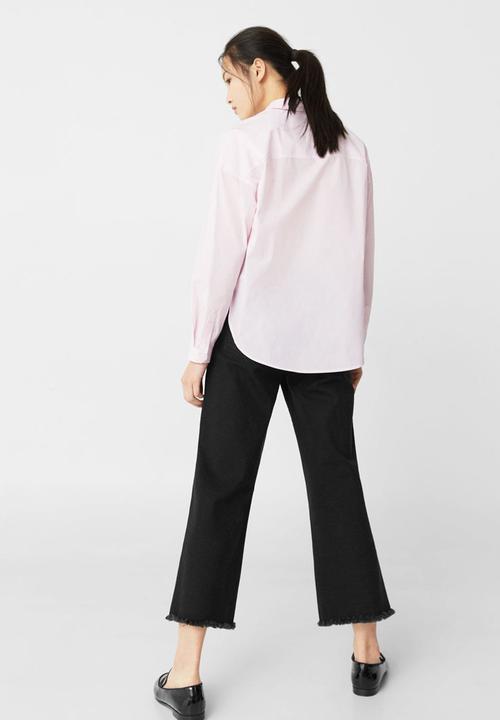 MANGO - Classic Shirt Pale Pink