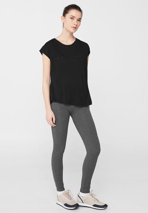 MANGO - Technical Racerback T-shirt Black