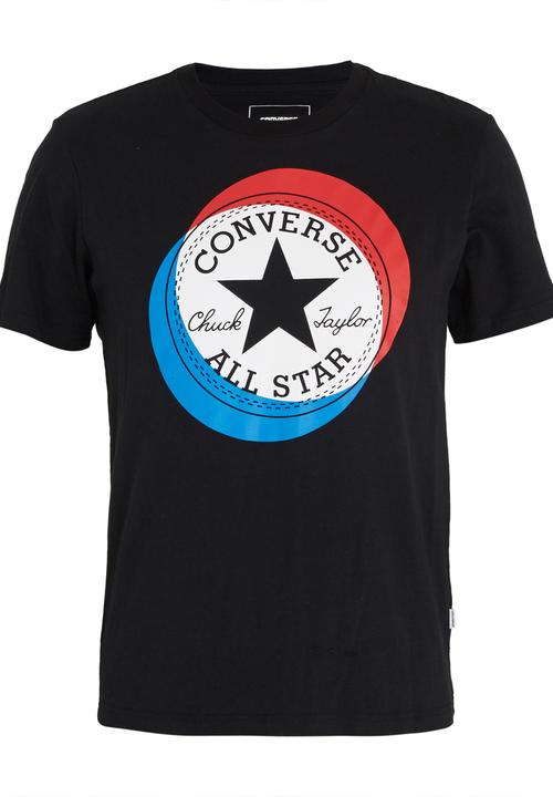 Converse - Large Circle Chuck Patch Tee Black