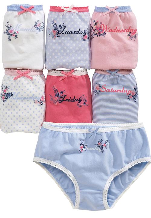 Next - Seven Pack Briefs Blue and White