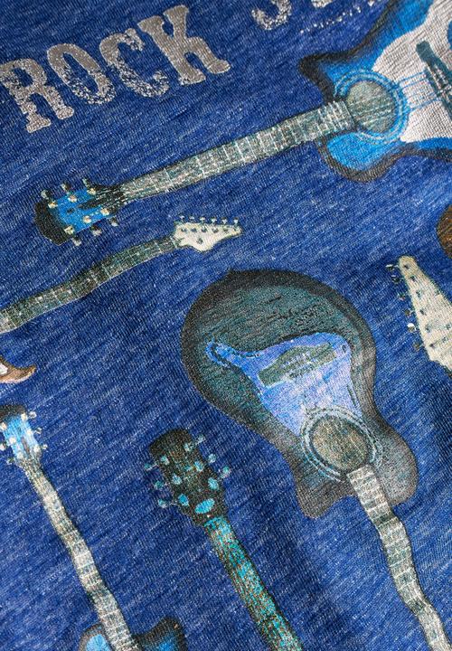 Next - Mini Rock Star T-shirt Mid Blue