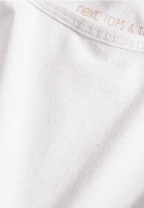 Next - Longline Thin Strap Vest White
