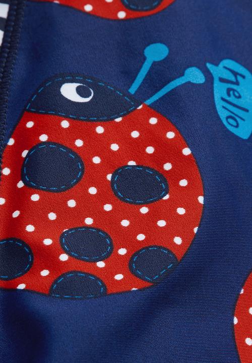Next - Ladybird Print Sunsafe Suit Multi-Colour