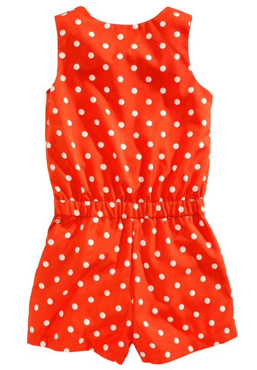 Next - Printed Playsuit Red