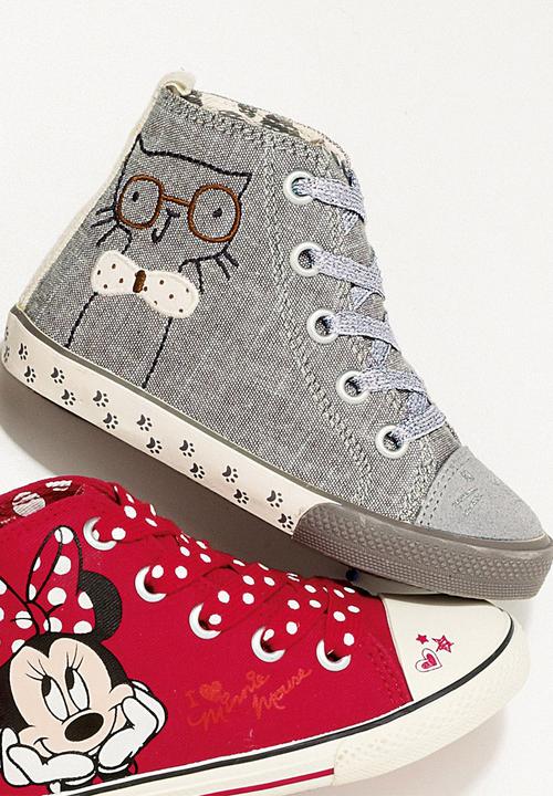 Next - Cat High-Tops Pale Grey