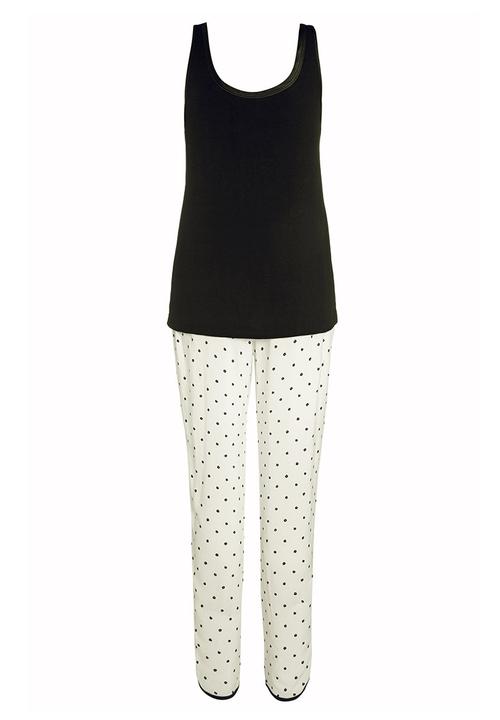 Next - Polka dot pyjamas Black/White