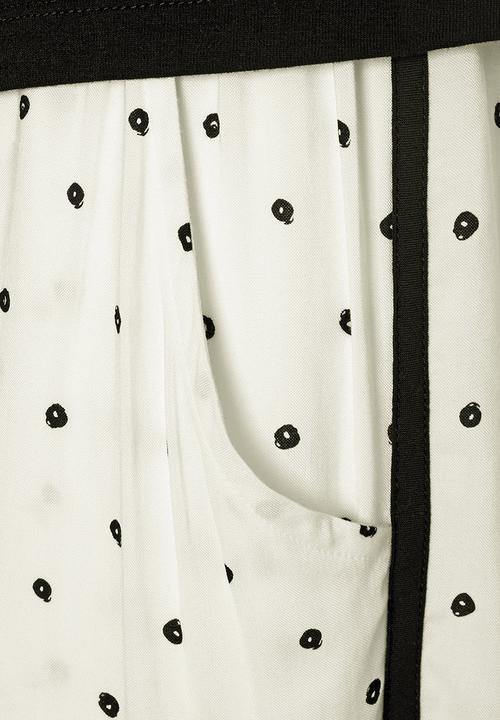 Next - Polka dot pyjamas Black/White